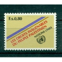 Nations Unies Géneve 1981 - Michel n. 96 -  "Les Droits inaliénables du Peuple P
