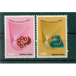 Nations Unies Géneve 1982 - Michel n. 109/10  - "Conservation et Protection de l