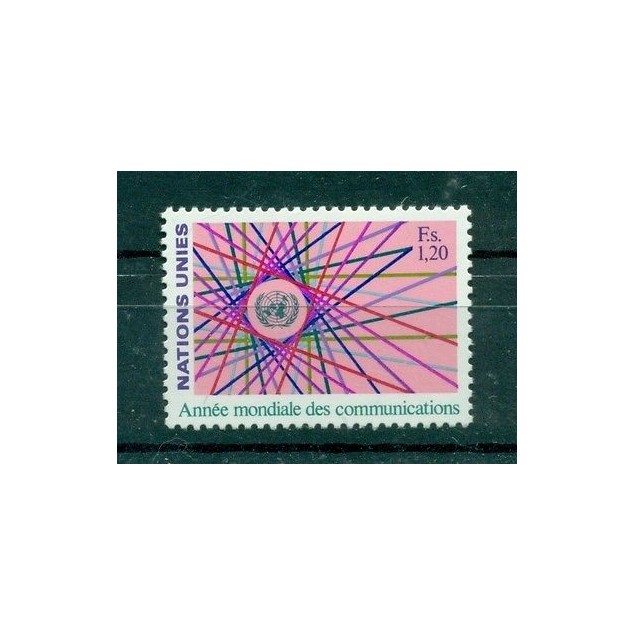 Nations Unies Géneve 1983 - Michel n. 111 - "Année mondiale des communications"