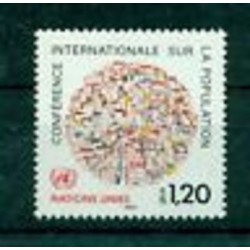 Nations Unies Géneve 1984 - Michel n. 119 - "Conférence International sur la Pop