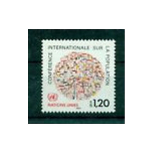 Nations Unies Géneve 1984 - Michel n. 119 - "Conférence International sur la Pop