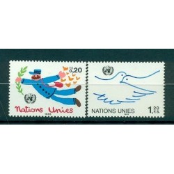 Nations Unies Géneve 1985 - Michel n. 131/32 - Timbre poste ordinaire