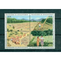 Nations Unies Géneve 1986 - Michel n. 138/141 -  "Programme de Développement"
