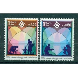 United Nations Geneva 1994 - Y & T n. 263/64 - "International year of the Family (Michel n. 243/44)