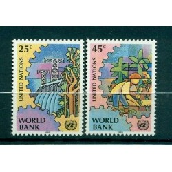 Nations Unies New York  1989 - Michel n.571/72 - "Banque Mondiale"