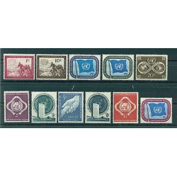 Nations Unies New York 1951 - Michel n. 1/11 - Timbres poste ordinaire