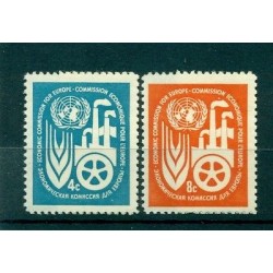 Nations Unies New York 1959 - Michel n. 78/79 - Commission économique pour l'Eur