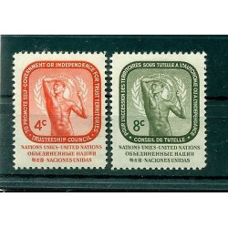 Nations Unies New York 1959 - Michel n. 80/81 - Conseil de Tutelle