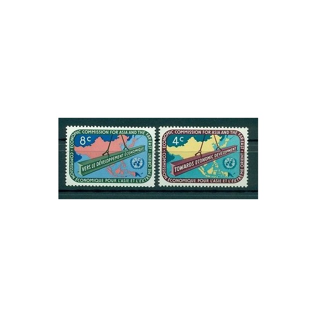 Nations Unies New York 1960 - Michel n. 86/87 - CESAP - ESCAP