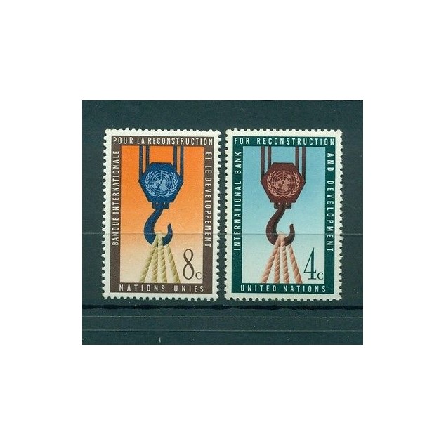 Nations Unies New York 1960 - Michel n. 92/93 - BIRD - IBRD