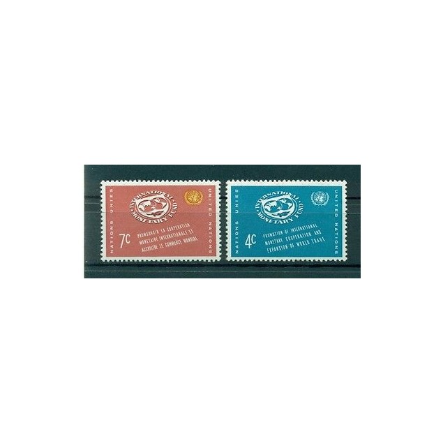 Nations Unies New York 1961 - Michel n. 96/97 - Fonds monétaire international