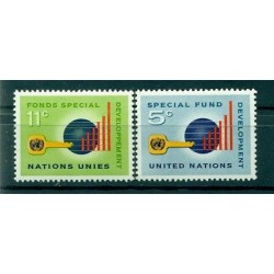 Nazioni Unite New York 1965 - Y & T n. 133/34 - Fondo speciale per lo sviluppo