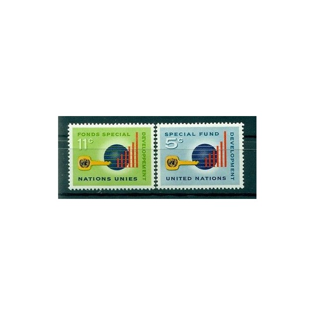 Nations Unies New York 1965 - Michel n. 148/49 - Fonds special developpement