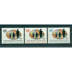 Nations Unies New York 1965 - Michel n. 160/62 - Tendances démographiques