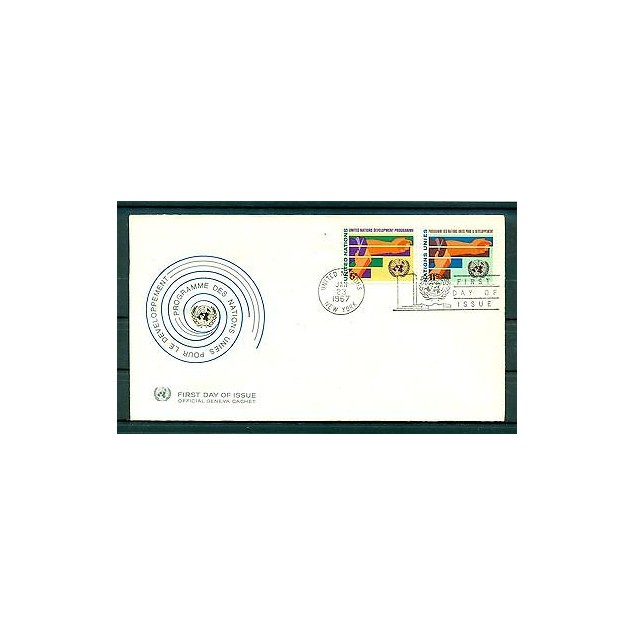 Nations Unies New York 1967 - Michel n. 174/75 - Programme pour le developpement