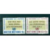 Nations Unies New York 1967 - Michel n. 187/88 - Vers le désarmement