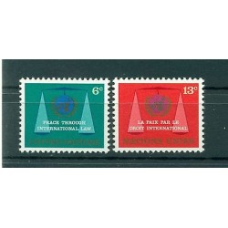Nations Unies New York 1969 - Michel n. 214/15 -  La Paix par le Droit Internati