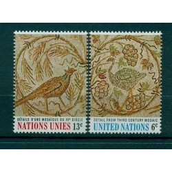 Nations Unies New York 1969 - Michel n. 218/19 -  Art - Mosaique