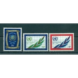 Nations Unies New York 1970 - Michel n. 226/28 A - 25e anniversaire des Nations