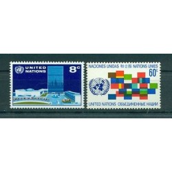 Nations Unies New York 1971 - Michel n. 238/39 - Timbre poste ordinaire