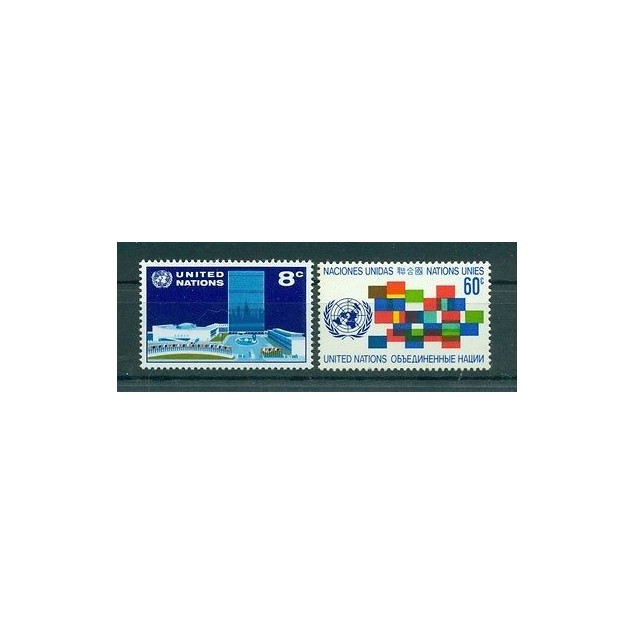 Nations Unies New York 1971 - Michel n. 238/39 - Timbre poste ordinaire