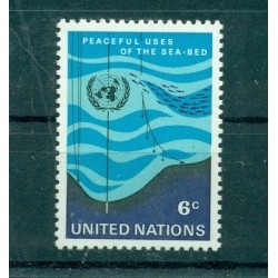 Nations Unies New York 1971 - Y & T n.208 -  Utilisations pacifiques des fonds marins