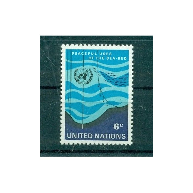 Nations Unies New York 1971 - Michel n.231 -  Utilisations pacifiques des fonds