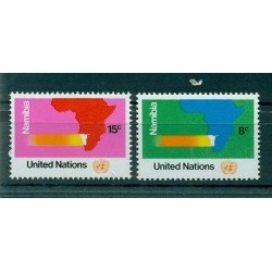 Nations Unies New York 1973 - Y & T n. 233/34 - Namibie