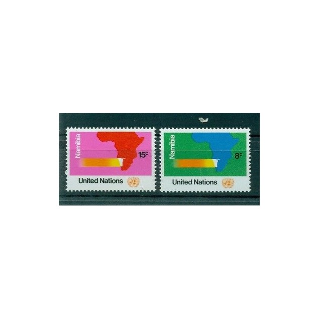 Nations Unies New York 1973 - Michel n. 260/61 - "Namibie"