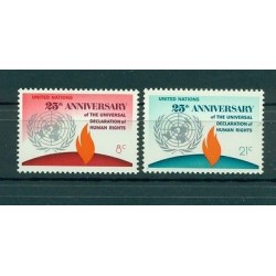 Nations Unies New York 1973 - Michel n. 262/63 - "Droits de l'Homme"