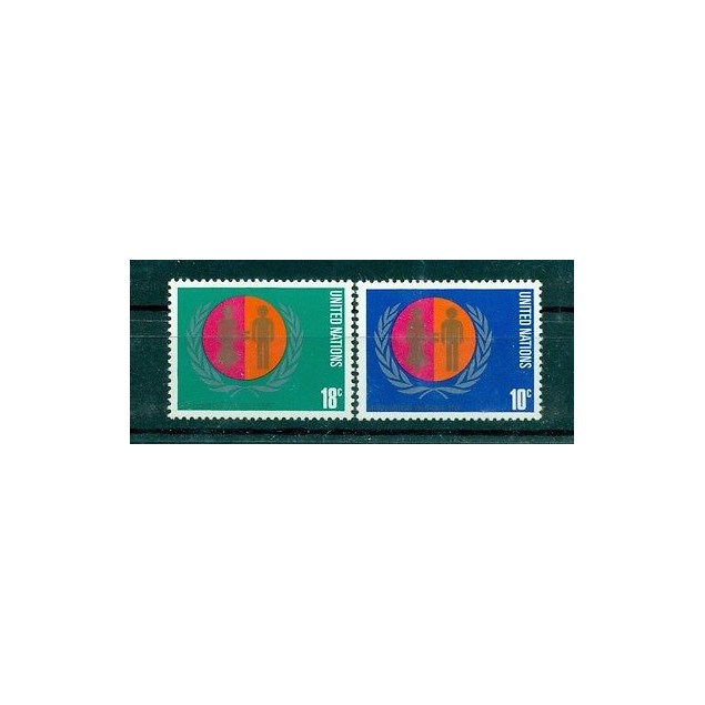 Nations Unies New York 1975 - Michel n.281/82 -  Année Internationale de la Femm