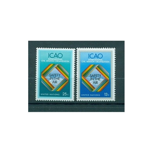 Nations Unies New York 1978 - Michel n. 322/23 -  Sécurité Aérienne - OACI