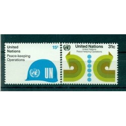Nations Unies New York 1980 - Michel n.344/45 - Operations de maintien de la