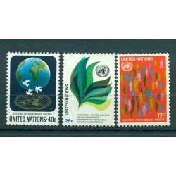 Nations Unies New York 1982 - Michel n. 391/93  - Timbres poste ordinaire