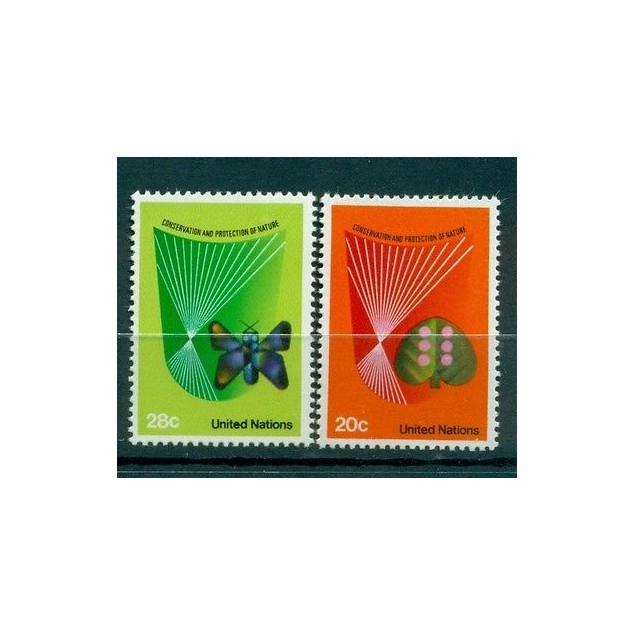 Nations Unies New York 1982 - Michel n. 413/14  - Conservation et Protection