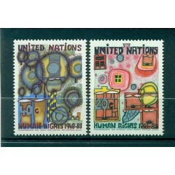 Nations Unies New York 1983 - Michel n. 438/39 - "Droits de l'Homme"