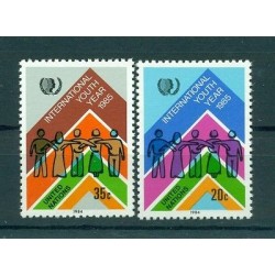 Nations Unies New York 1984 - Michel n. 464/65 - Année International de la Jeune
