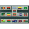 Nations Unies New York 1986 - Michel n. 499/514 -  Drapeaux des Nations Unies