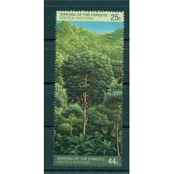 Nations Unies New York 1988 - Y & T n.515/16 - Survie des Forêts (Michel n. 547/48)