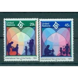 United Nations New York 1994 - Y & T n. 649/50 - International Year of the Family (Michel n. 661/62)