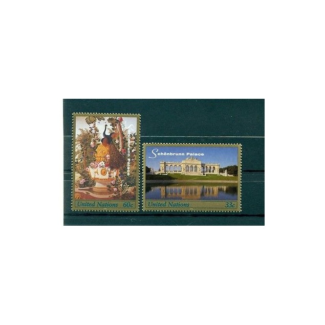 Nations Unies New York 1998 - Michel n. 789/90 - Château de Schönbrunn - Vienne