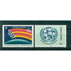 Nations Unies Vienne  1986 - Y & T n.62/63 - Année Internationale de la Paix