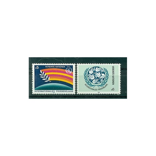 Nations Unies Vienna  1986 - Michel n.62/63 - "Année Internationale de la Paix"