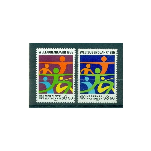 Nations Unies Vienna 1984 - Michel n. 45/46 - "Année International de la Jeuness