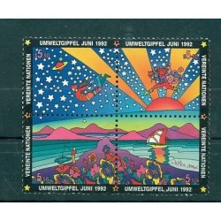 Nations Unies Vienna 1992 - Michel n. 129/32 - "Sommet Planéte Terre"