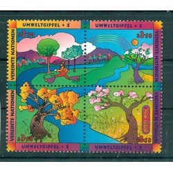 Nations Unies Vienne 1997 - Y & T n. 246/49 -  Sommet Planète Terre + 5 (Michel n. 226/29)