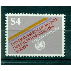 Nations Unies Vienne 1981 - Y & T n. 16 -  Les Droits inaliénables du Peuple Palestinien