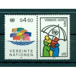 Nations Unies Vienne 1985 - Michel n. 49/50 - Timbre poste ordinaire
