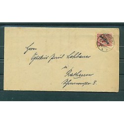 Germania 1923 - Michel n.101 - Francobollo di servizio su lettera