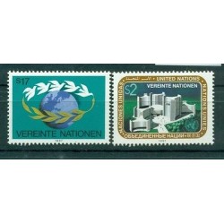 United Nations Vienna 1987 - Y & T n. 73/74 -  Definitives